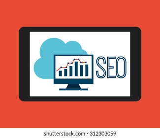 seo concept design, vector illustration eps10 graphic 