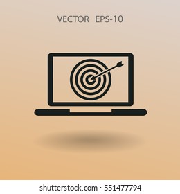 SEO concept icon. vector illustration