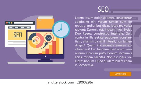 Seo Conceptual Banner