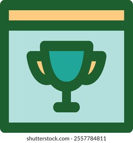 SEO contest icon showcasing competitive digital marketing strategies and ranking challenges. Ideal for visuals on search engine optimization competitions, keyword battles, and online visibility contes