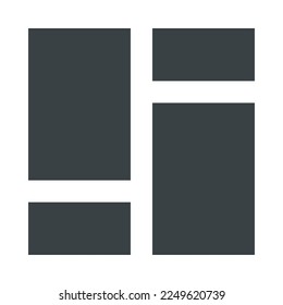 SEO dashboard website icon. Website dashboard