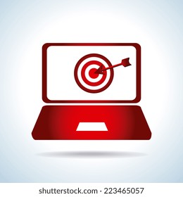 SEO design over white background, vector illustration 