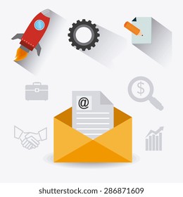 SEO design over white background, vector illustration.