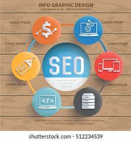 SEO development design,vector