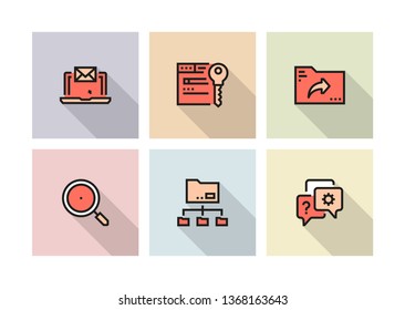 SEO AND DEVELOPMENT ICON CONCEPT