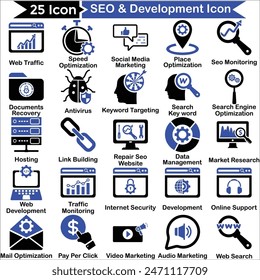 SEO and Development Icon Pack