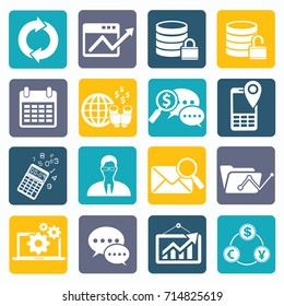SEO development icon set,vector