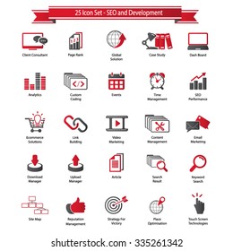 SEO and Development icons