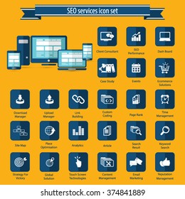 SEO and Development icons