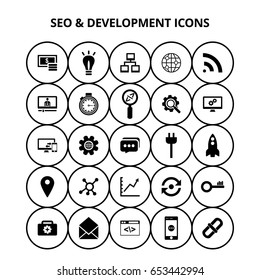 SEO and Development Icons