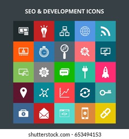 SEO and Development Icons