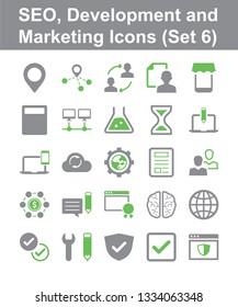 SEO, Development and Marketing Icons (Set 6)