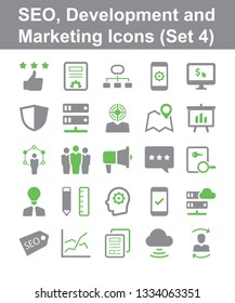 SEO, Development and Marketing Icons (Set 4)