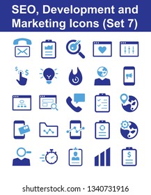 SEO, Development and Marketing Icons (Set 7)