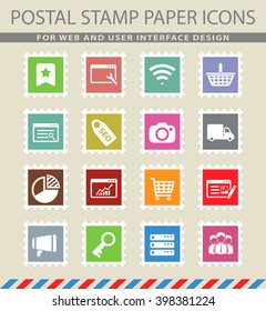 SEO and development simply symbols for web icons