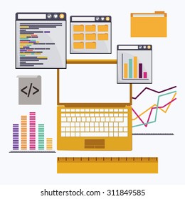 SEO digital design, vector illustration eps 10