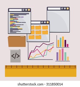 SEO digital design, vector illustration eps 10