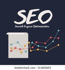 SEO digital design, vector illustration eps 10