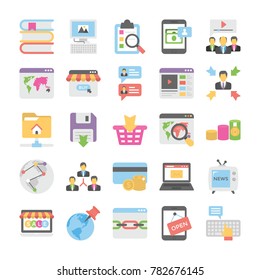 Seo and Digital Marketing Flat Colored Icons 5