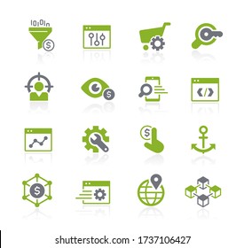SEO and Digital Martketing Icons 1 of 2 // Natura Series