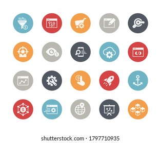 SEO & Digital Martketing Icons 1 of 2 // Classics Series