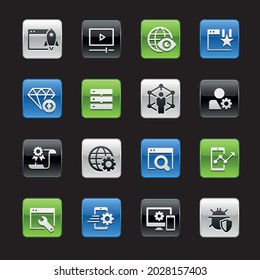 SEO and Digital Martketing Icons 2 of 2 -- Gelbox Series