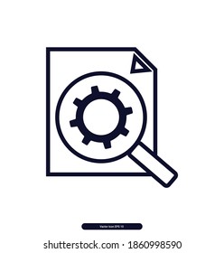 SEO Documentation vector icon, SEO Documentation Vector illustration