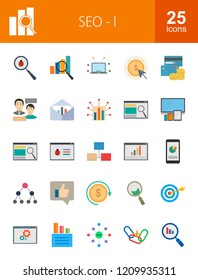 SEO Flat Icons