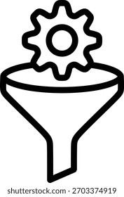 Configuraciones de embudo SEO Configuración de Filtrar de engranajes de embudo SEO Opción 13452