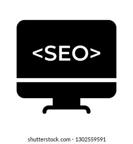 SEO glyph icon