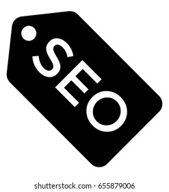 Seo Glyph Vector Icon 