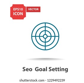 Seo Goal Setting Icon