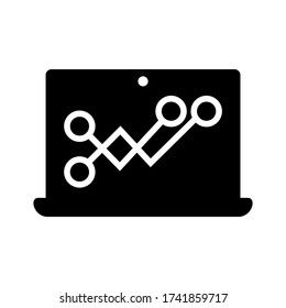 seo graph  icon or logo isolated sign symbol vector illustration - high quality black style vector icons
