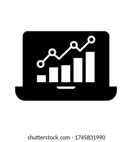 seo graph  icon or logo isolated sign symbol vector illustration - high quality black style vector icons
