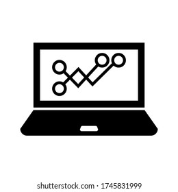 seo graph  icon or logo isolated sign symbol vector illustration - high quality black style vector icons
