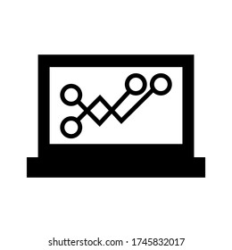seo graph  icon or logo isolated sign symbol vector illustration - high quality black style vector icons
