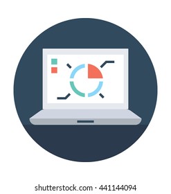 Seo Graph Vector Icon