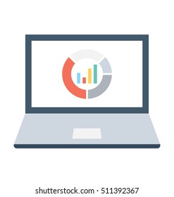 Seo Graph Vector Icon