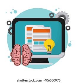 SEO graphic design, vector illustration