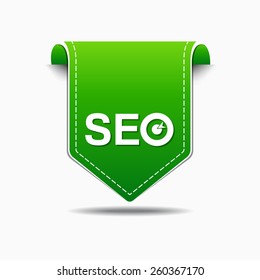 SEO Green Vector Icon Design