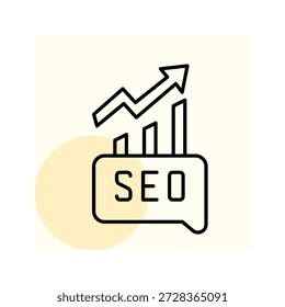 SEO Growth vector, pixel perfect, illustrator file 