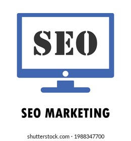 SEO icon design vector graphics