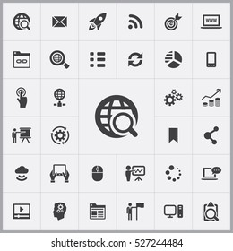 SEO Icon. Digital Marketing Icons Universal Set For Web And Mobile