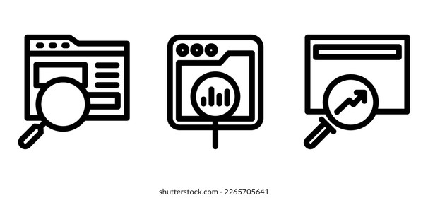 seo icon or logo isolated sign symbol vector illustration - high quality black style vector icons
