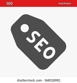 SEO Icon. Professional, pixel perfect icons optimized for both large and small resolutions. EPS 8 format.