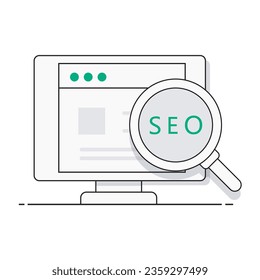 SEO Icon. Search engine optimization, SEO, digital marketing, web ranking, online visibility, keyword optimization, website traffic, online presence, SEO strategies