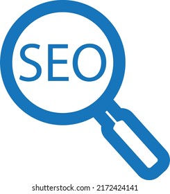 icono SEO, vector de icono de búsqueda
