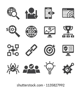 SEO icon set