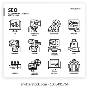 SEO icon set