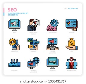 SEO icon set